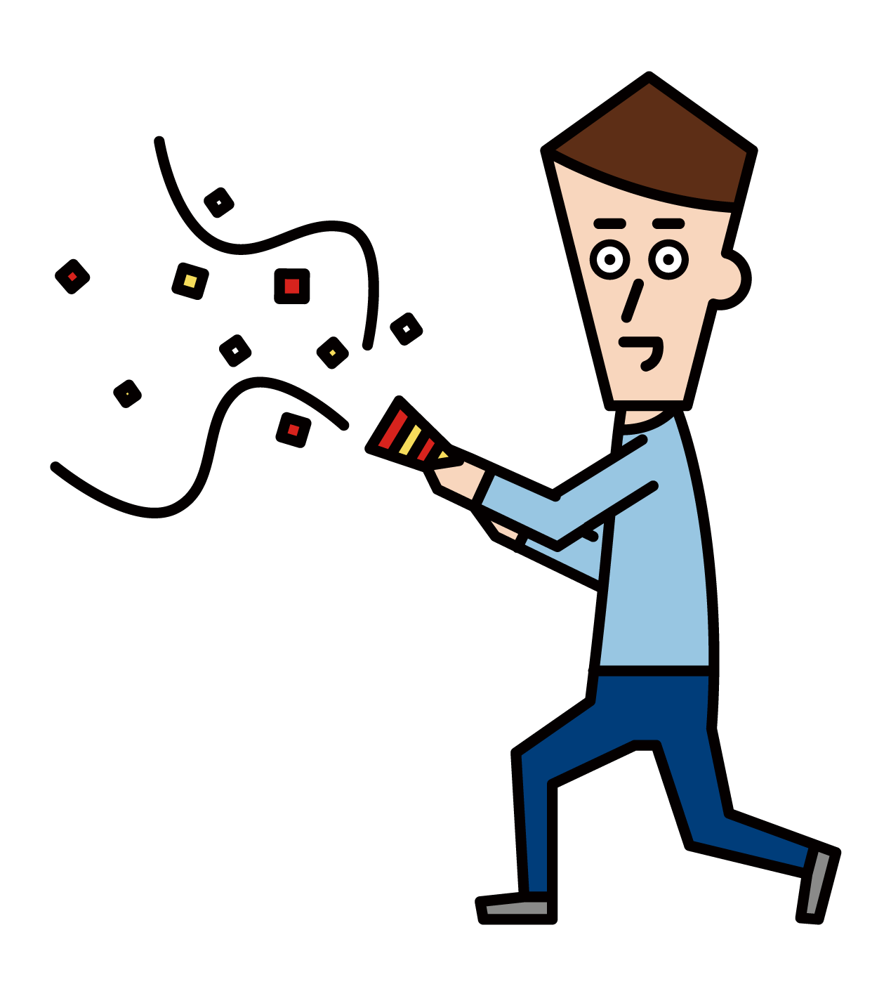 フリーイラストクラッカーのお祝いの背景でアハ体験GAHAG著作権フリー写真・イラスト素材集 - GAHAG著作権フリー 写真・イラスト素材集