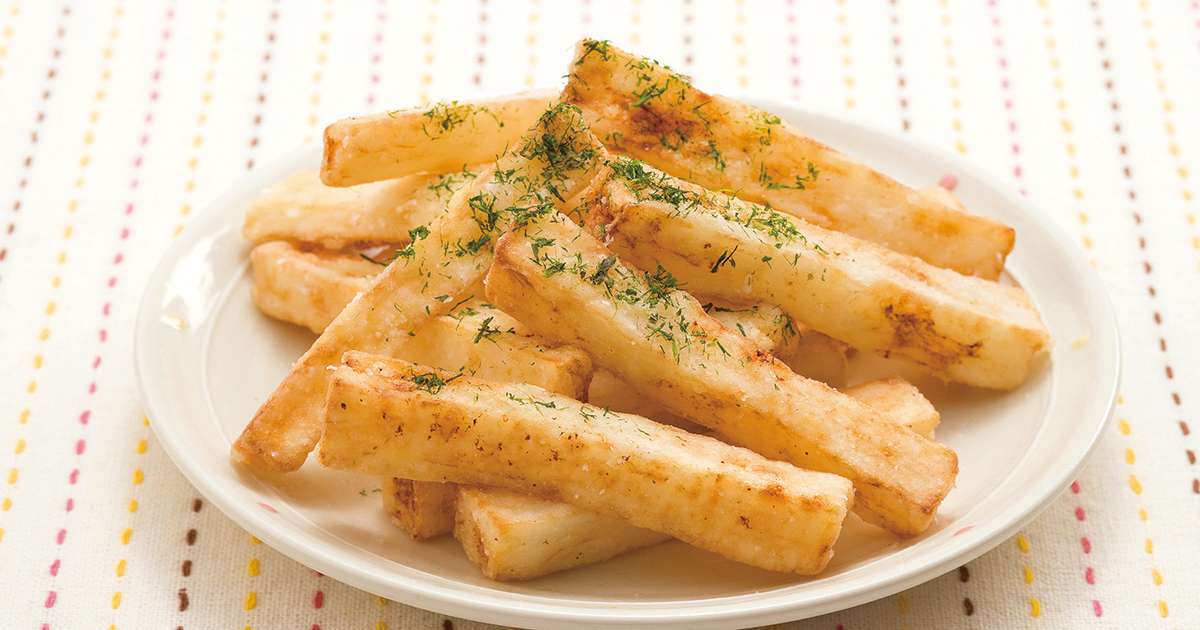 長芋と青のりフライ