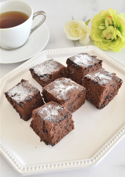 爆速!豆腐と米粉のレンジ蒸しパン