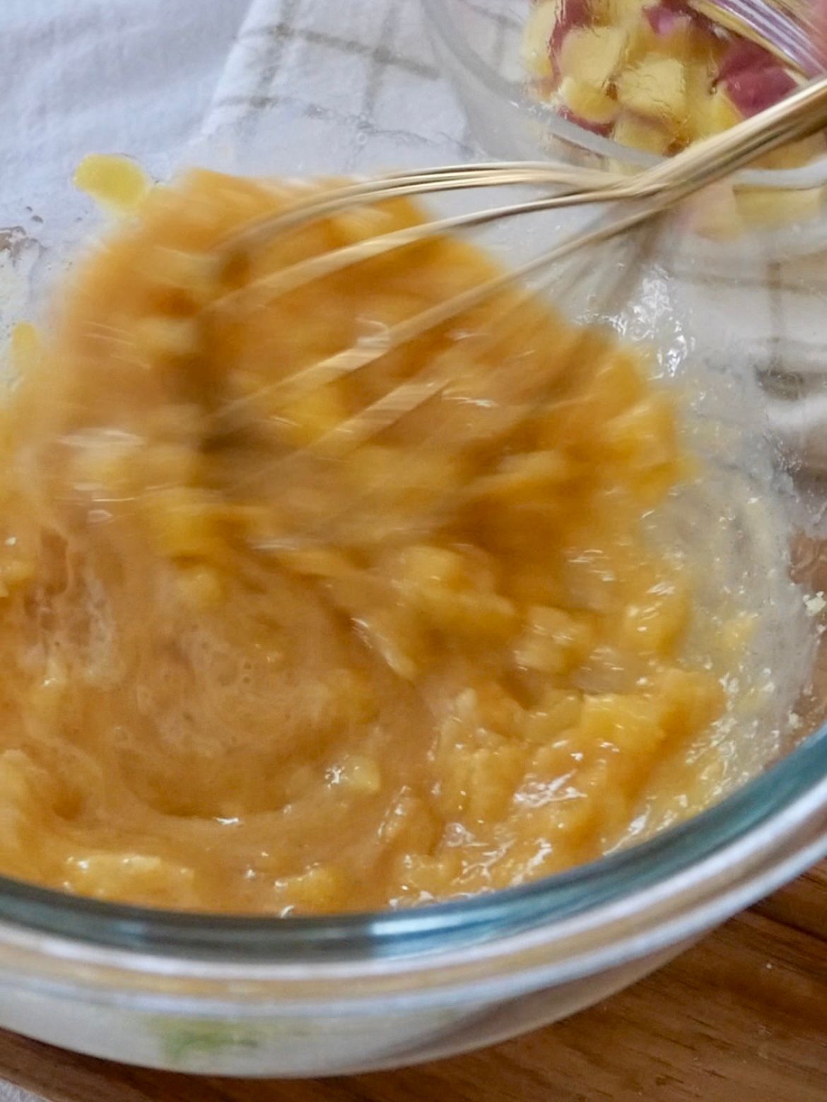 甘栗の米粉たまご蒸しパン レンジでふっかふか!レシピサイトNadia