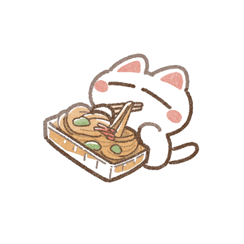 焼きそばと猫さんかわいいフリーアイコン・イラストの無料素材サイトフリーペンシル