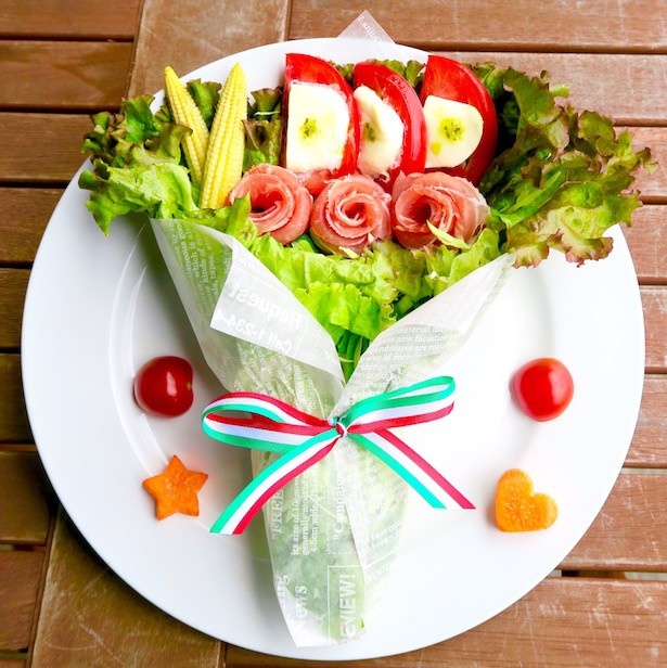 インスタ映えするフォトジェニックなサラダ チョーコープレミアムドレッシング実験クッキング - 新しい料理のレシピ