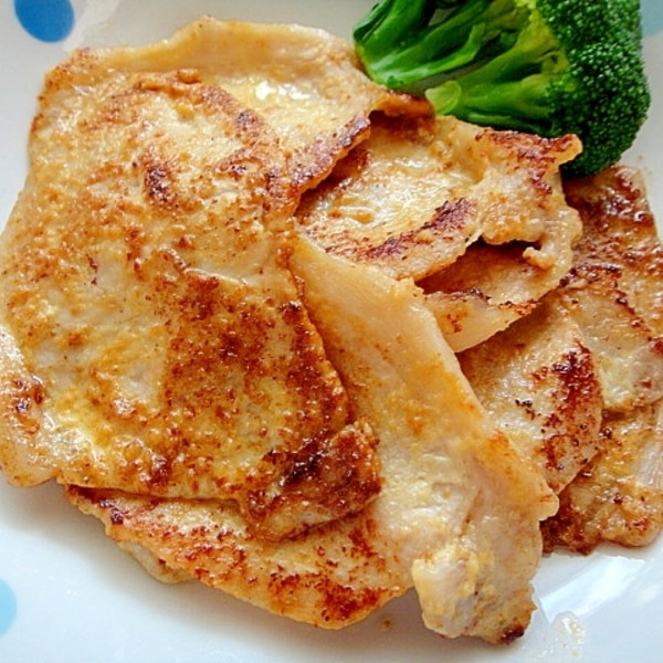 豚ヒレ肉とキャベツの味噌炒め