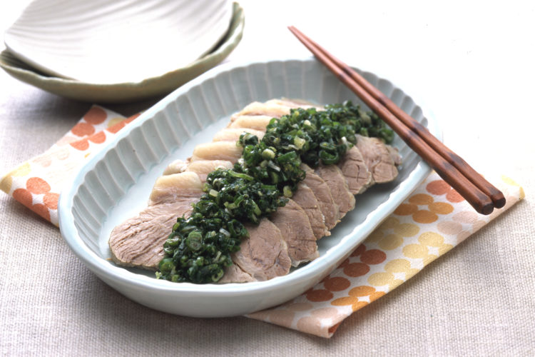 ゆで塩豚のお好みだれ