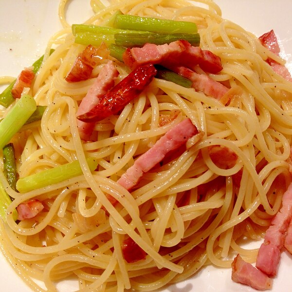 15分でできる高菜ペペロンチーノの簡単レシピ🍝