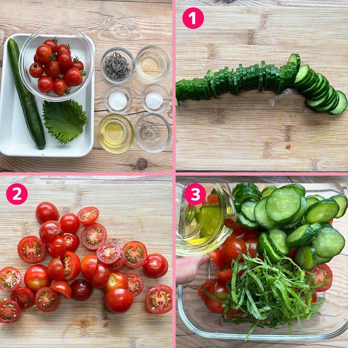 やみつききゅうり 食べるととまらなくなる！「きゅうりとミニトマトのマリネ風サラダ」の作り方！簡単に出来るあと一品料理 ゆる自然派クッキング