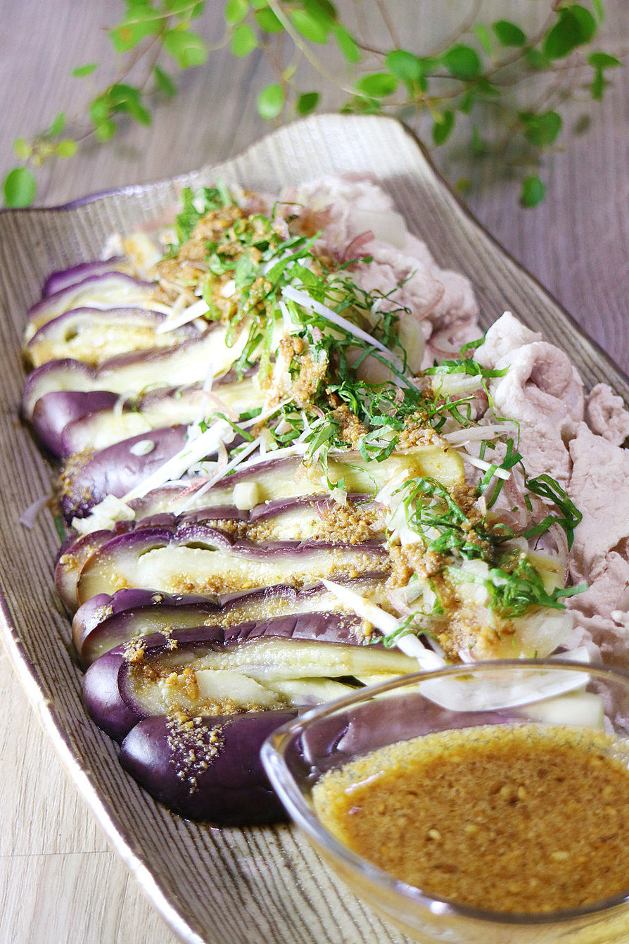 なすと香味野菜の豚しゃぶサラダクラシル