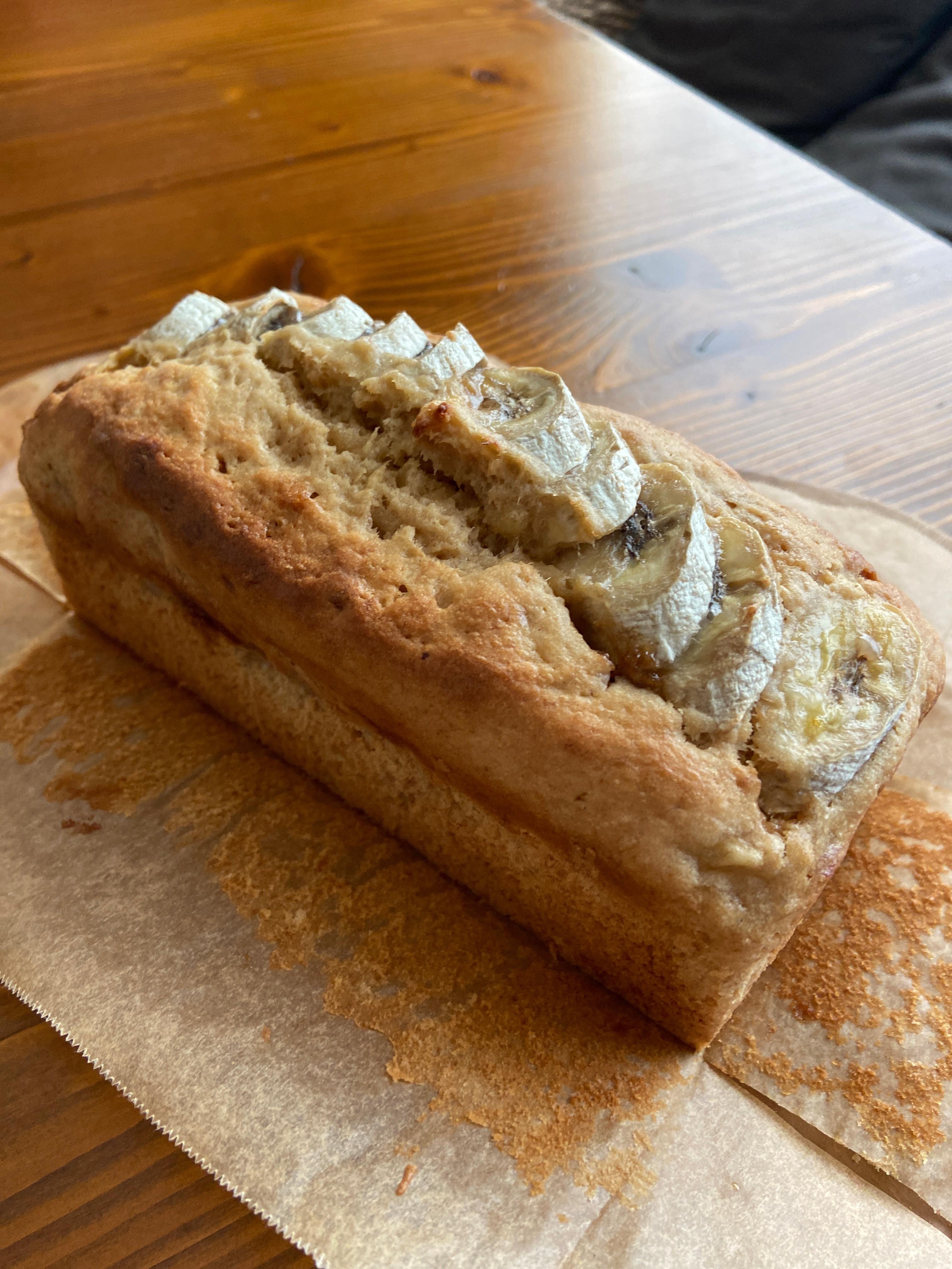 カラメルバナナパウンドケーキ