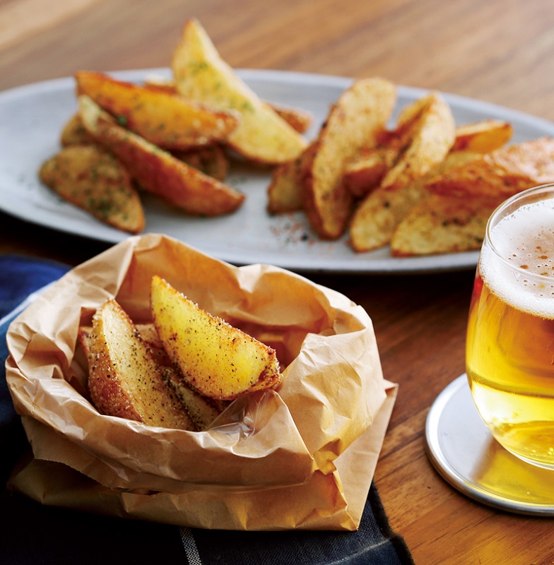 フライパンで作る! スマッシュドフライドポテト