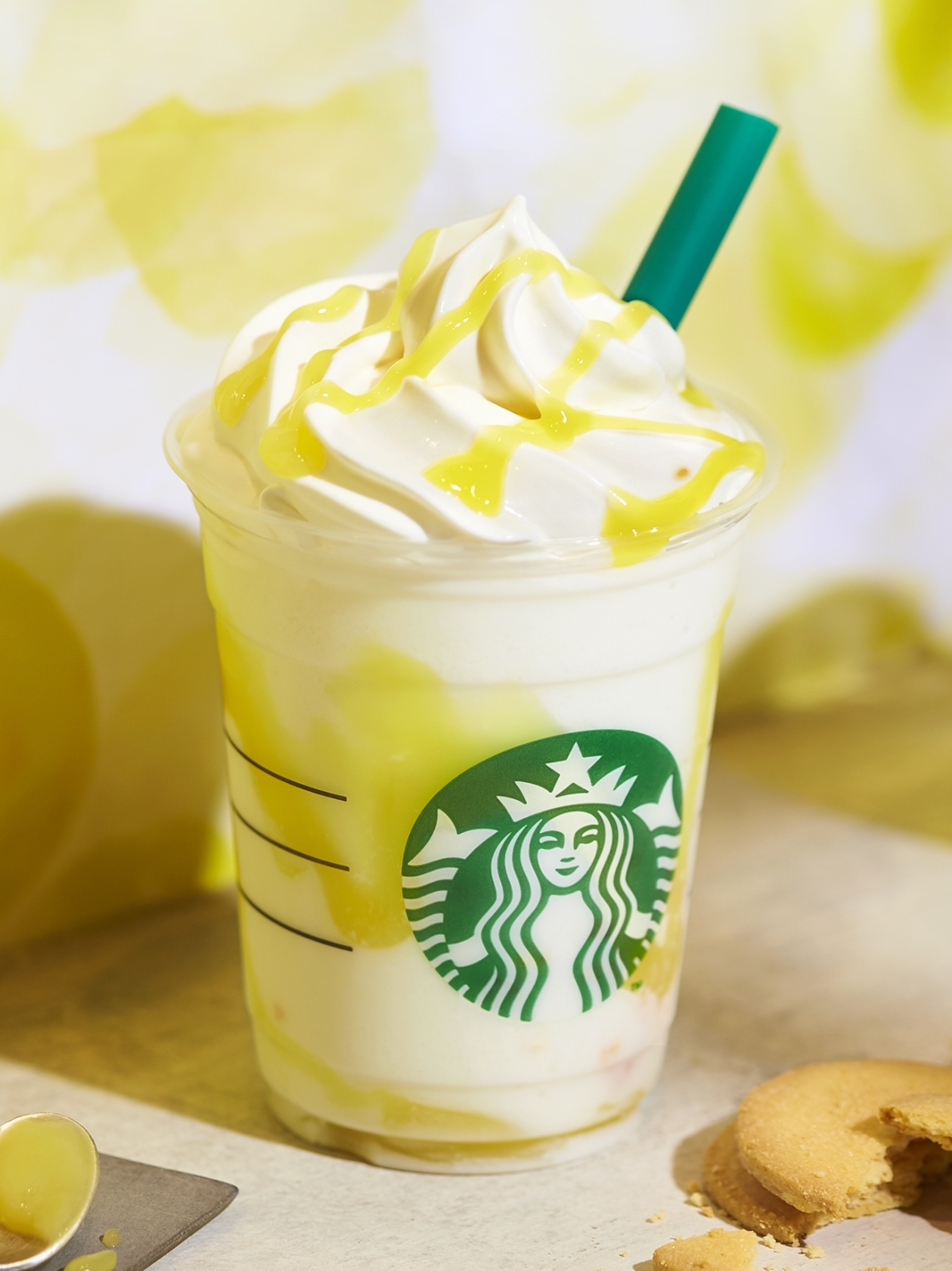 Starbucks: * 『 レモンヨーグルト発酵フラペチーノ®』が6 19 水 から登場しています﻿ ﻿ 今回入っているのは、3つの発酵素材︎濃厚なヨーグルト﻿ ︎サクサク食感の- Ciao Nihon