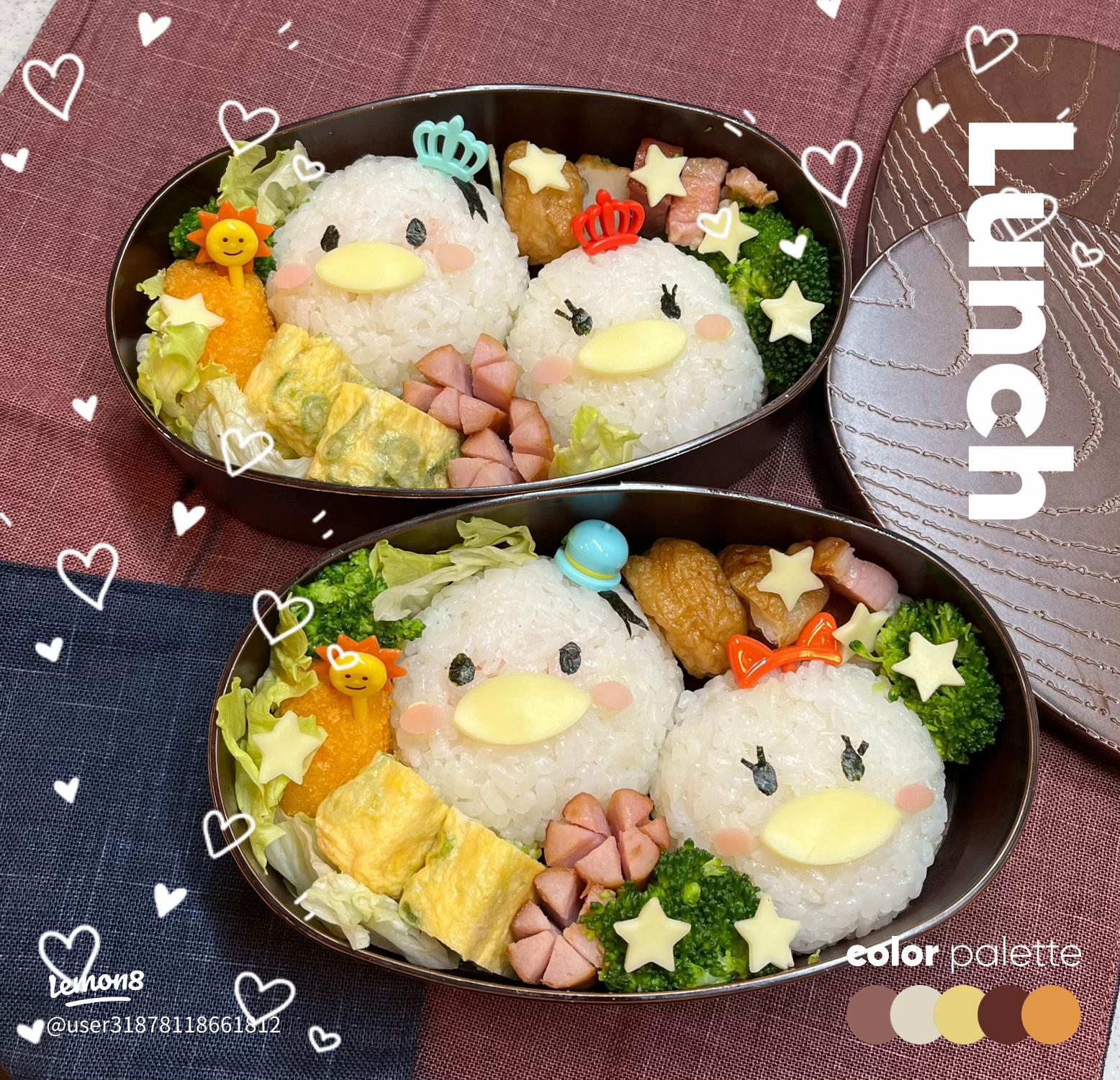 簡単かわいいお弁当は, @yoyo_kodomo_obento , 東京ディズニーランドでは, ドナパルが大人気!,フォロワーさんにディズニー好きが, 多いことが判明したので, 今日はドナルド弁当です🥰, ツムツムバージョンにして, 簡単に作ってみました!,ポイントは帽子のリボン!, 黒いリボンを付けることで一気に, ドナルド感がでます💖, 簡単なので是非作ってみてくださいね!,