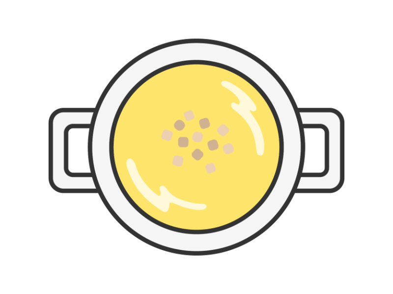 コーンスープイラストレイン🚂 - イラスト無料素材