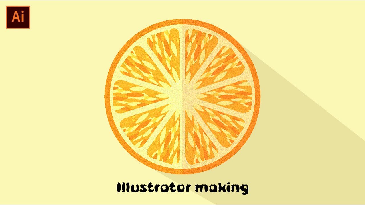 オレンジ断面ブラシ - CLIP STUDIO ASSETS