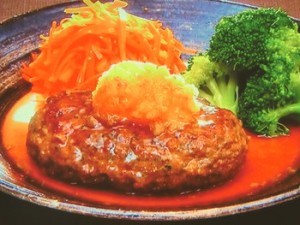 ●和風甘辛ハンバーグ