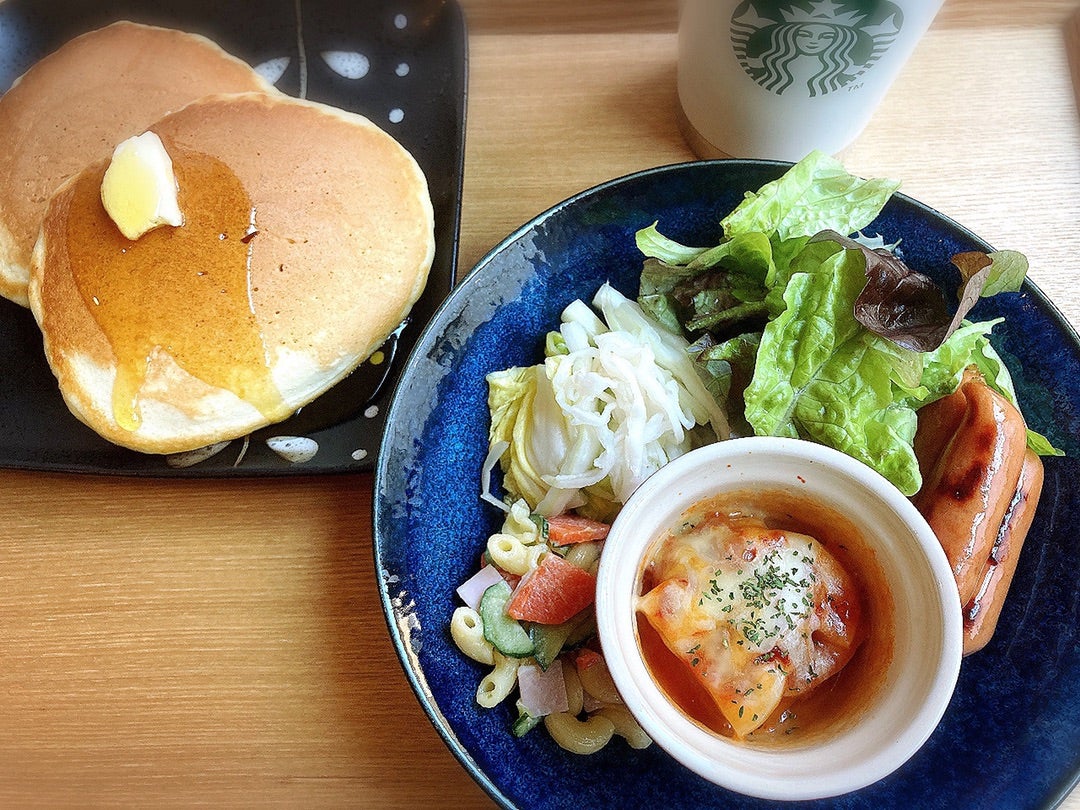 ハニーナッツのパンケーキでワンプレートしましてん : at my kitchen レシピブログ