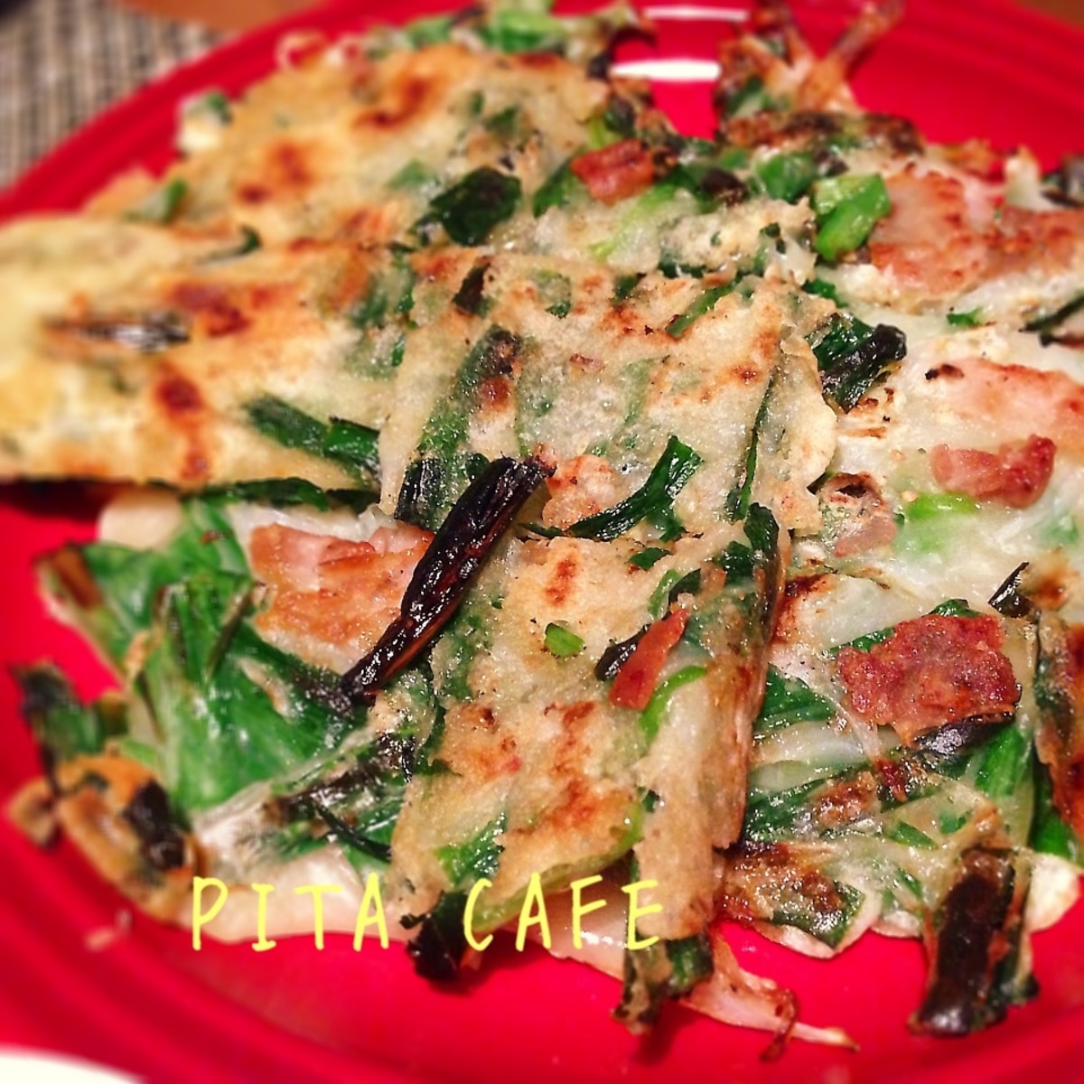 シーフードとあまり野菜のチヂミ