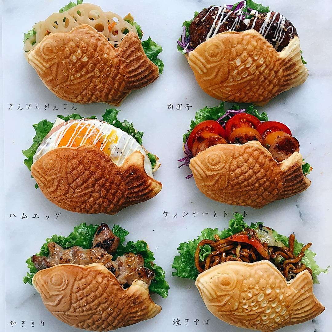 自家製さつまいも餡のたい焼き – Vitantonio