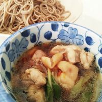 鶏むね肉の肉そば