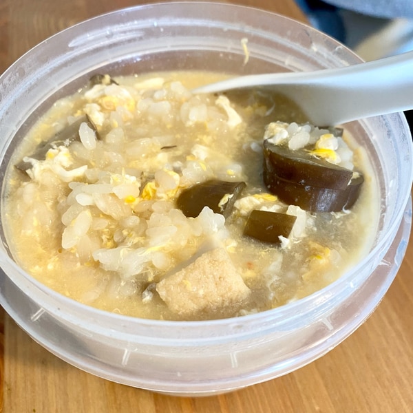 おかゆ味噌汁