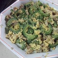 ツナでゴーヤチャンプル