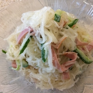 ポン酢マヨで♪中華風春雨サラダ