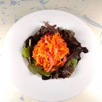 紫玉ねぎでオニオンリング、三方原馬鈴薯でフライドポテト - ”農”と言える