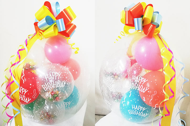 小技 DIYした道具で風船にお菓子を詰めてみよう♪