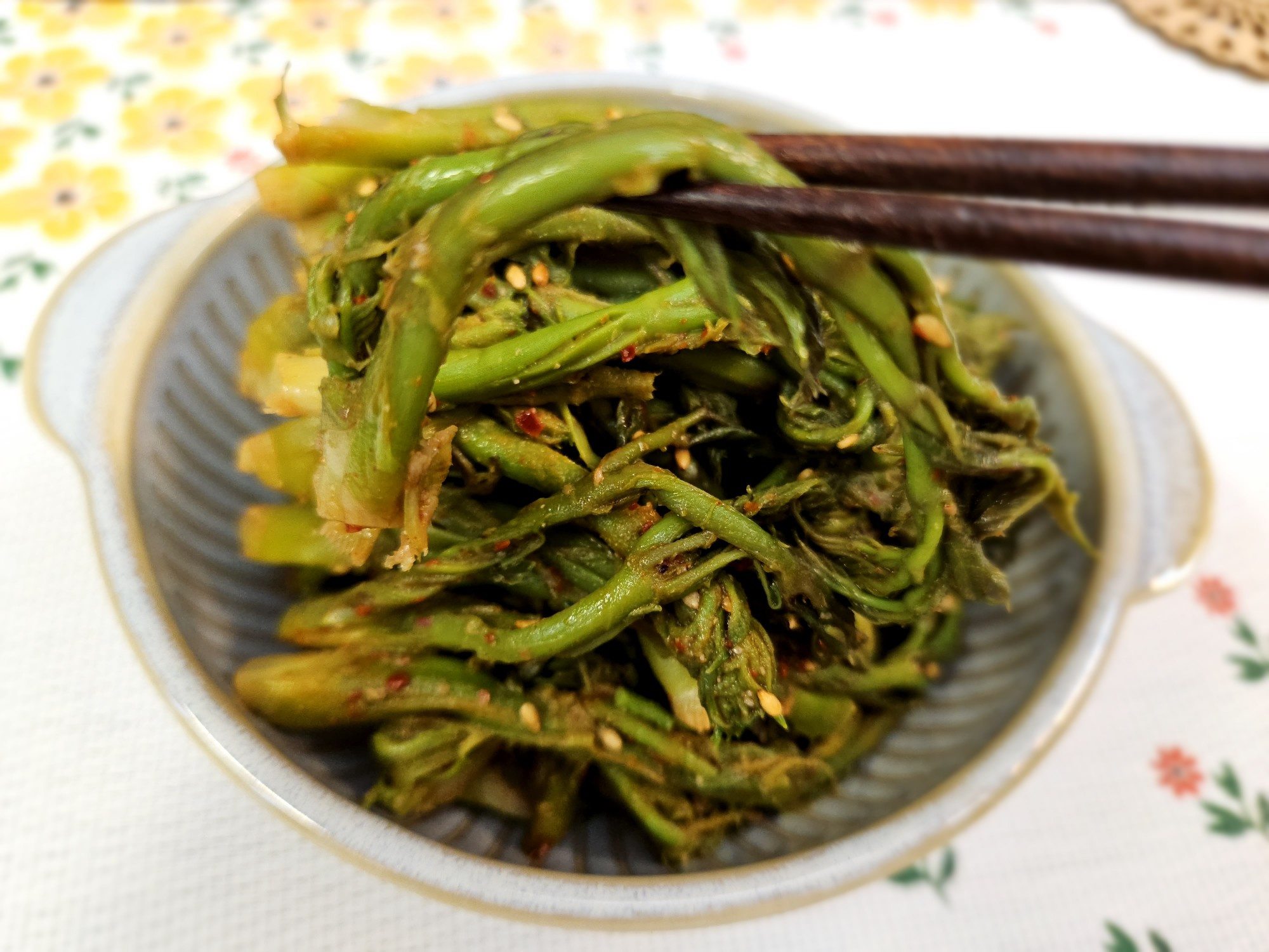 春色メニュー♪たらの芽のたらこチーズ焼き