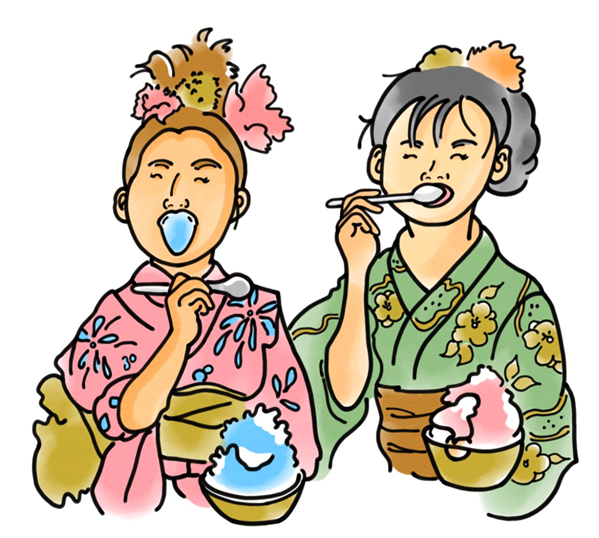 かき氷を食べる五条さん🍧 今時のオシャレなかき氷じゃなくて こういう普通のかき氷を食べたったん だろうなあ。 絵日記で悠仁に「めんどくさいおじさん」って描かれてたの笑った🤣🤣🤣 五条さんまだ20代なのに悠仁ぐらいの 年齢の子からすればおじさんなのか😂 若い子は