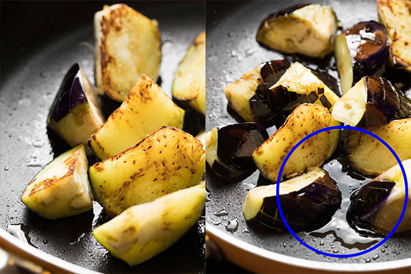 油吸いすぎ防止☆レンジで茄子の下処理