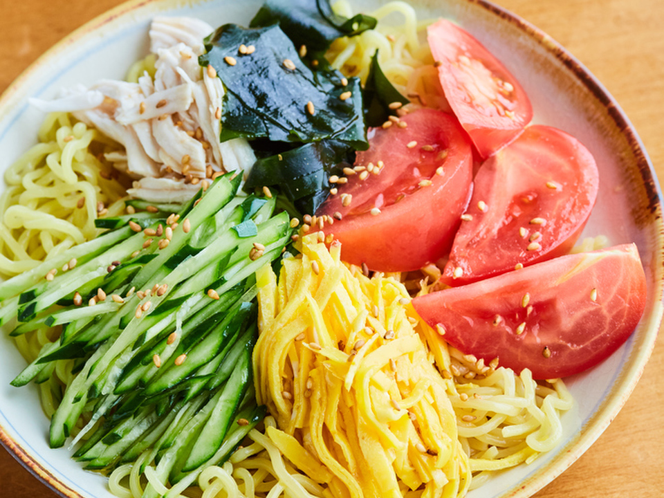 定番の冷やし中華