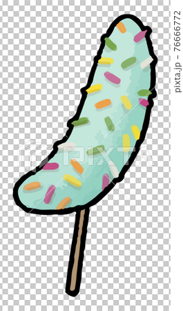 給食の七夕ゼリーのイラスト - ONWAイラスト