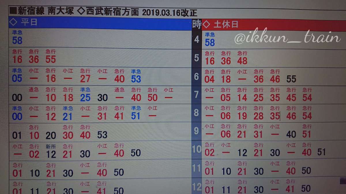 西武新宿線急行本川越行き 新所沢駅発車 2018.11.10 -