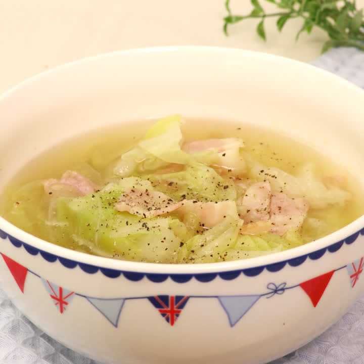 ｢ほうれん草と卵のスープ｣