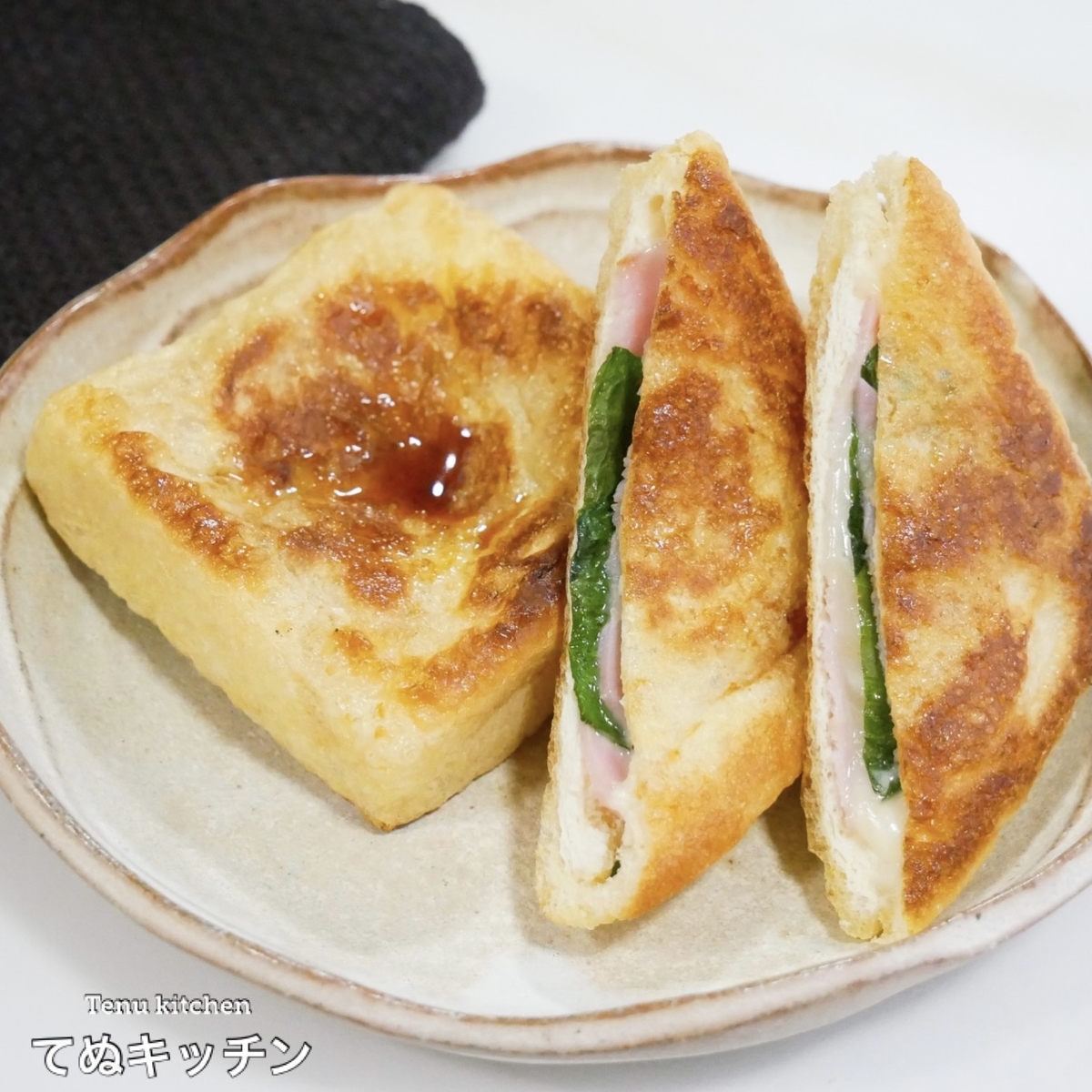 ベーコンチーズ大根もち