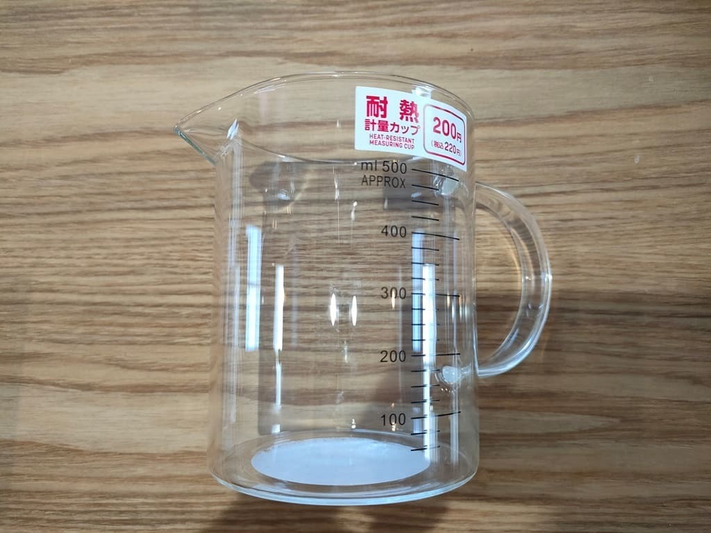 100均ダイソーの耐熱ビーカー・インテリア用ビーカー商品一覧と容量 100円