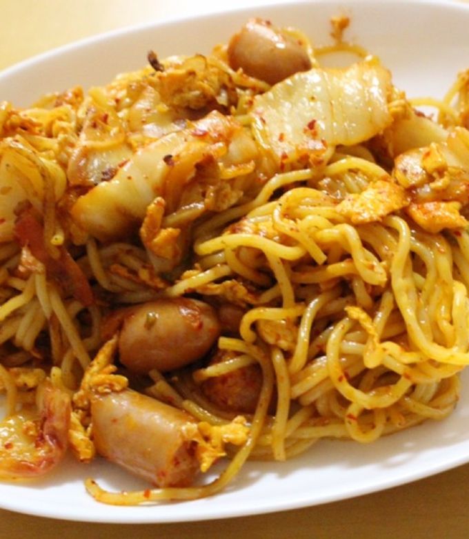 キムチ焼きそば これ、ガチでウマイので食ってください。 - YouTube