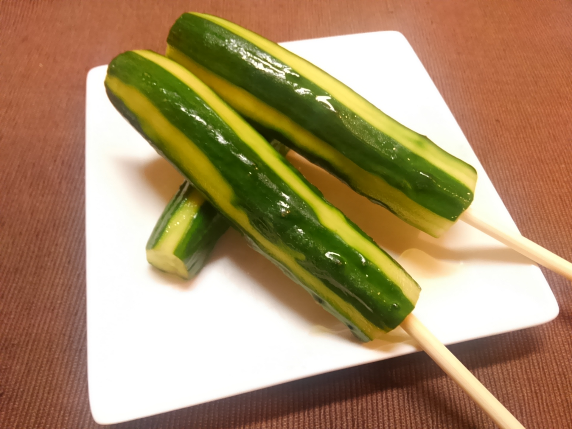 きゅうりの白だし1本漬け。栁川かおりオフィシャルブログ「Happy Smile Days.」Powered by Ameba