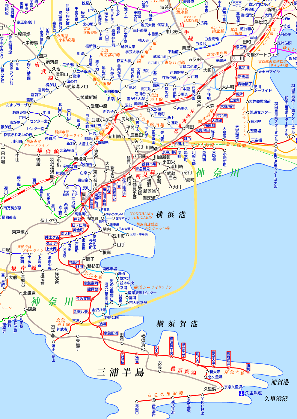 こんなにあるの!? 神奈川県下を走る鉄道路線が多すぎてうらやましいレベル(季節・暮らしの話題 2022年11月02日) -