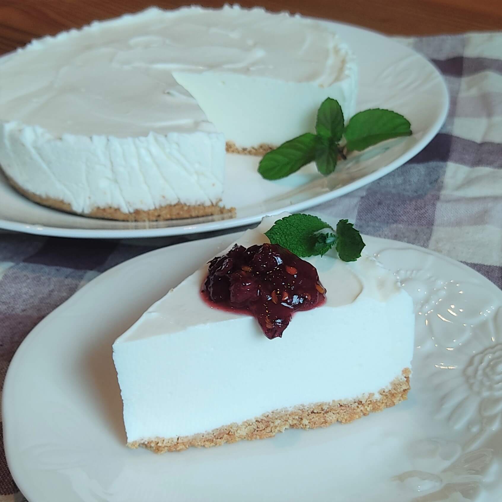 水切りヨーグルトで作る ヨーグルトケーキ - ツルヤ オリジナルレシピ