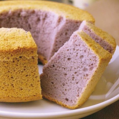 紫芋のシフォンケーキ・♪さつきくらぶ