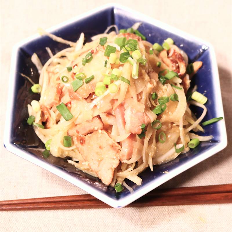 即席アレンジおつまみ！ ねぎチャーシューのピリ辛和え