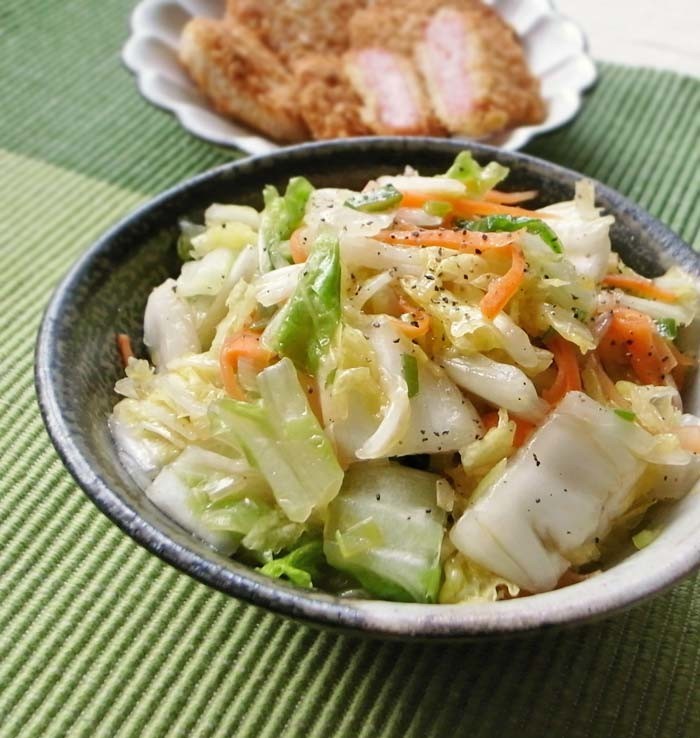 レシピ・副菜・作り置き 長ネギの消費に！長ネギの粒マスタードレモンマリネ