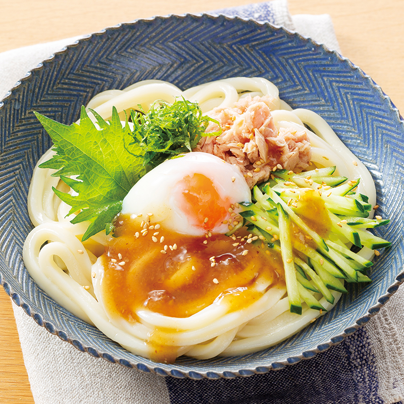 ぶっ掛けうどんの献立かき揚げやサラダなど、人気の冷やしうどんとおかずの献立HugKum はぐくむ