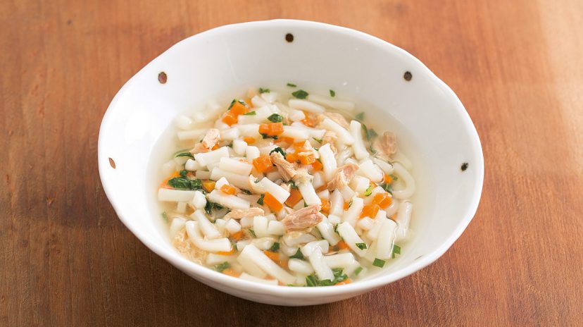 時短！簡単ヘルシー！ めんつゆツナ焼きうどん！！ブラッシュアップ４７