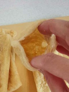 簡単♪油揚げの開き方