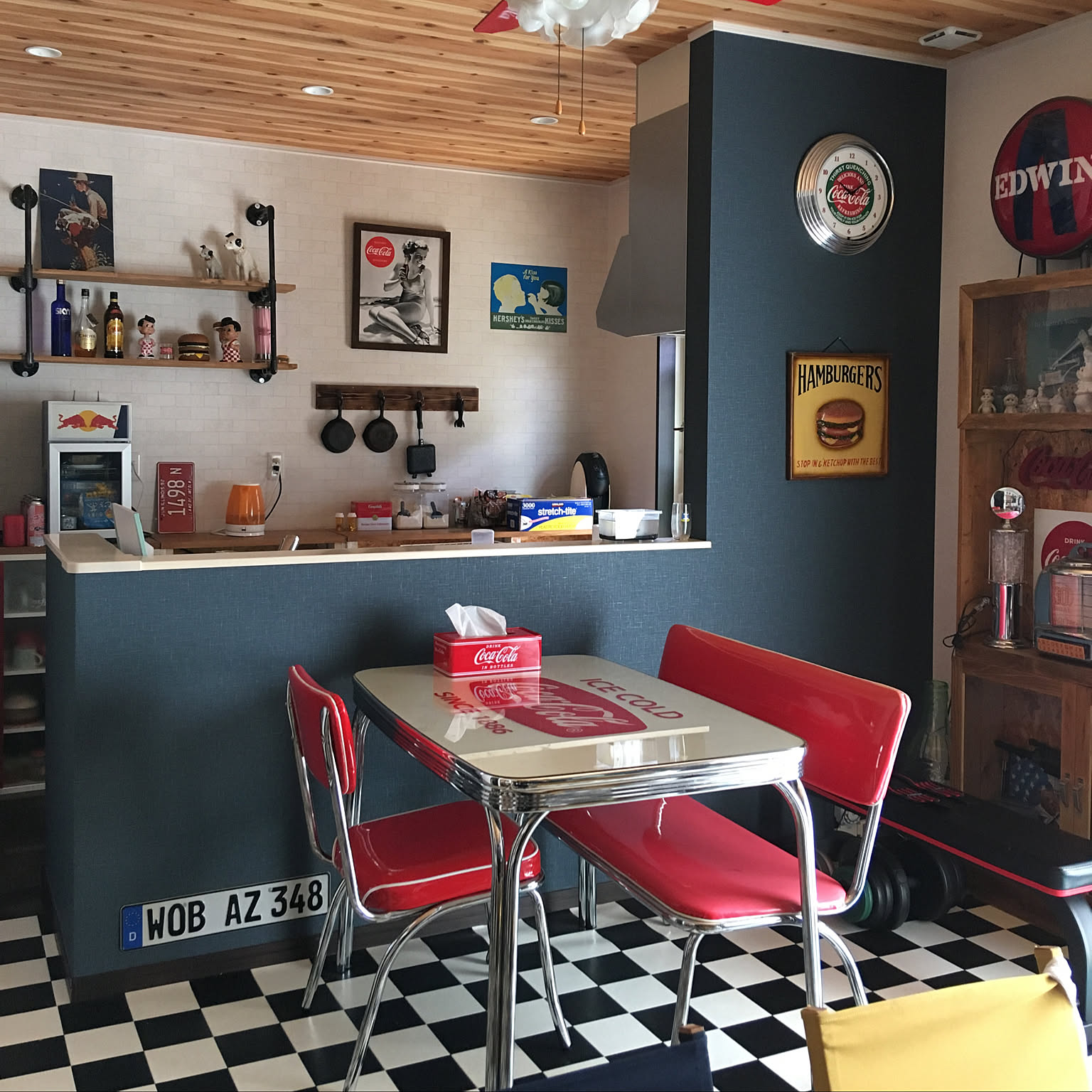 アメリカンダイナー風カフェディスプレイ横浜ディスプレイミュージアム