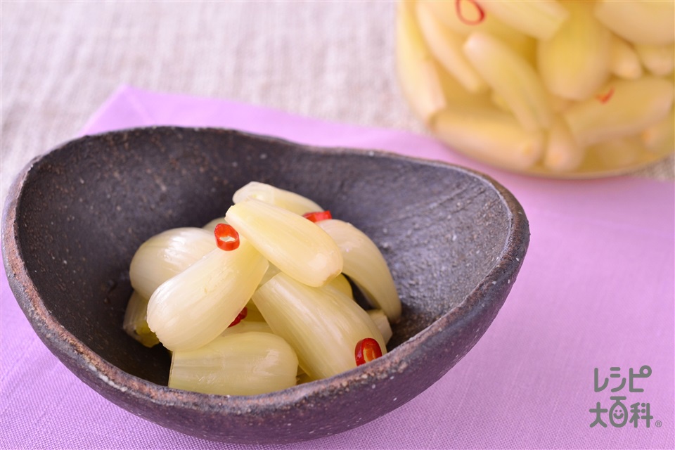 らっきょうの塩漬け☆塩抜き無しでそのまま by chieko♡クックパッド簡単おいしいみんなのレシピが392万品