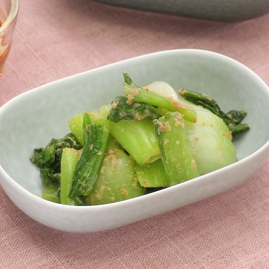 チンゲンサイのツナ炒め 副菜