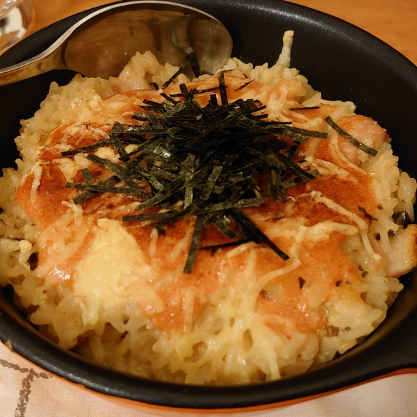 蟹トマトクリームのドリア